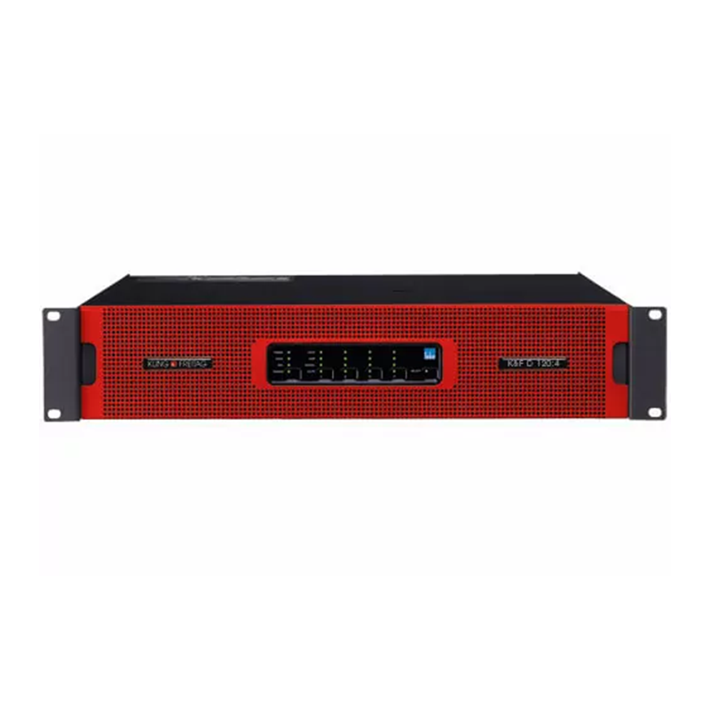 מגבר 4 ערוצים עם פרוססור פנימי LAB K&F D 120:4 3000W + DSP תוצרת KLING & FREITAG כולל פריסטים מיוחדי