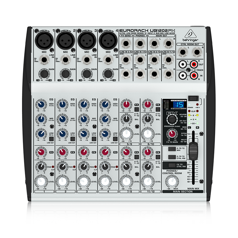 מיקסר behringer UB 1202SFX עם אפקט