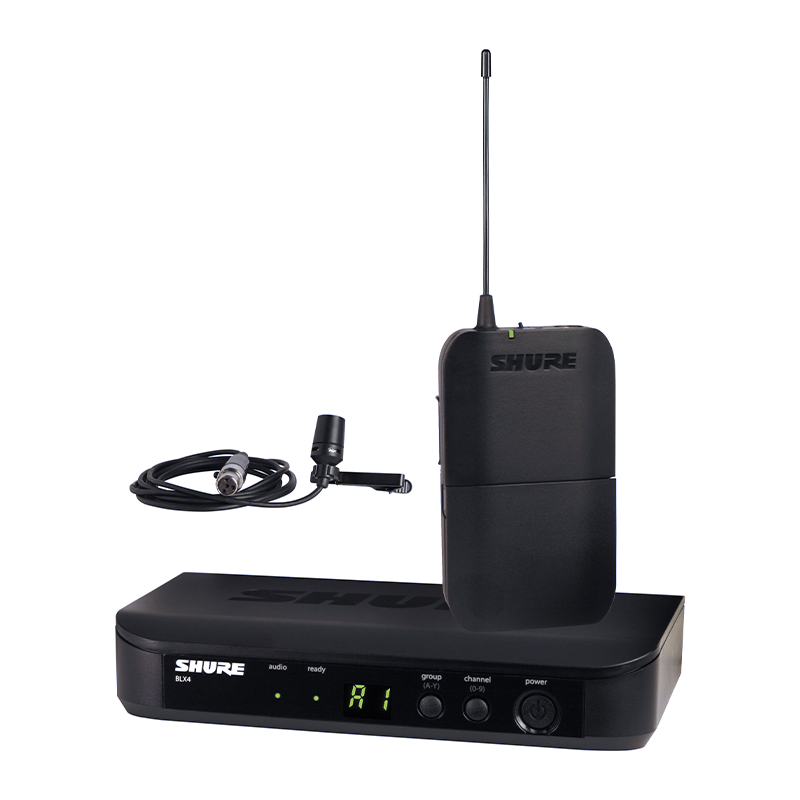 מיקרופון דש תוצרת SHURE מדגם BLX14E/CVL