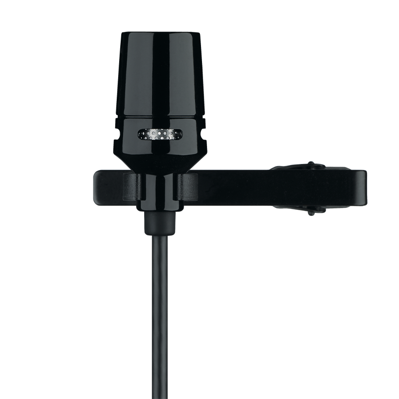 מיקרופון תוצרת SHURE מדגם CVL-B/C-TQG