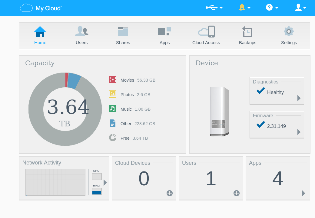 WD landing page