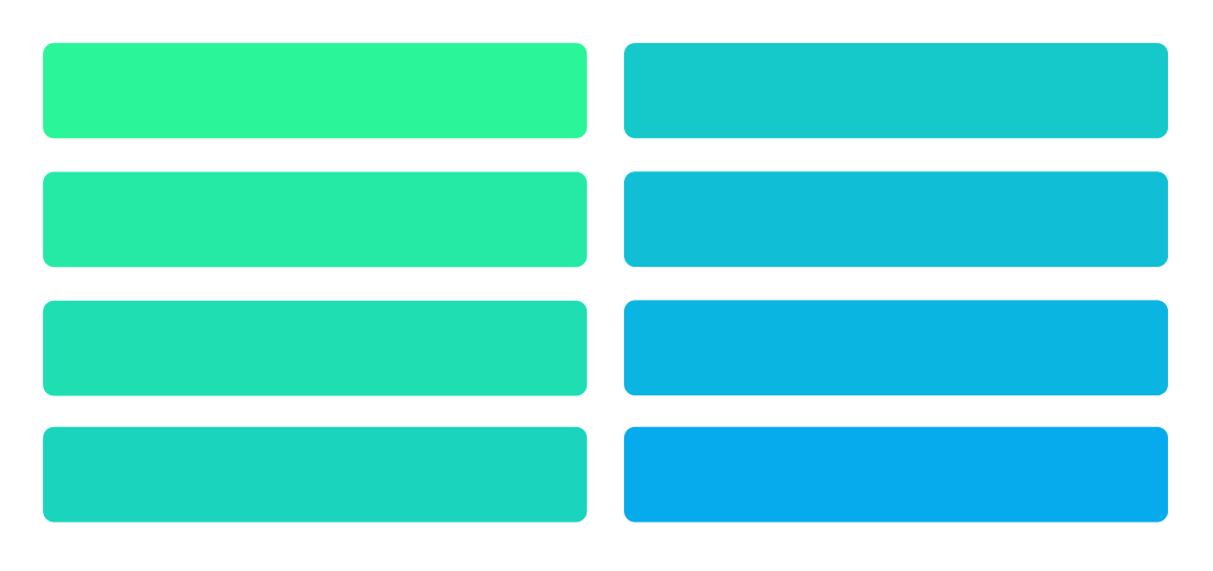 CSS columns example with content in 2 columns