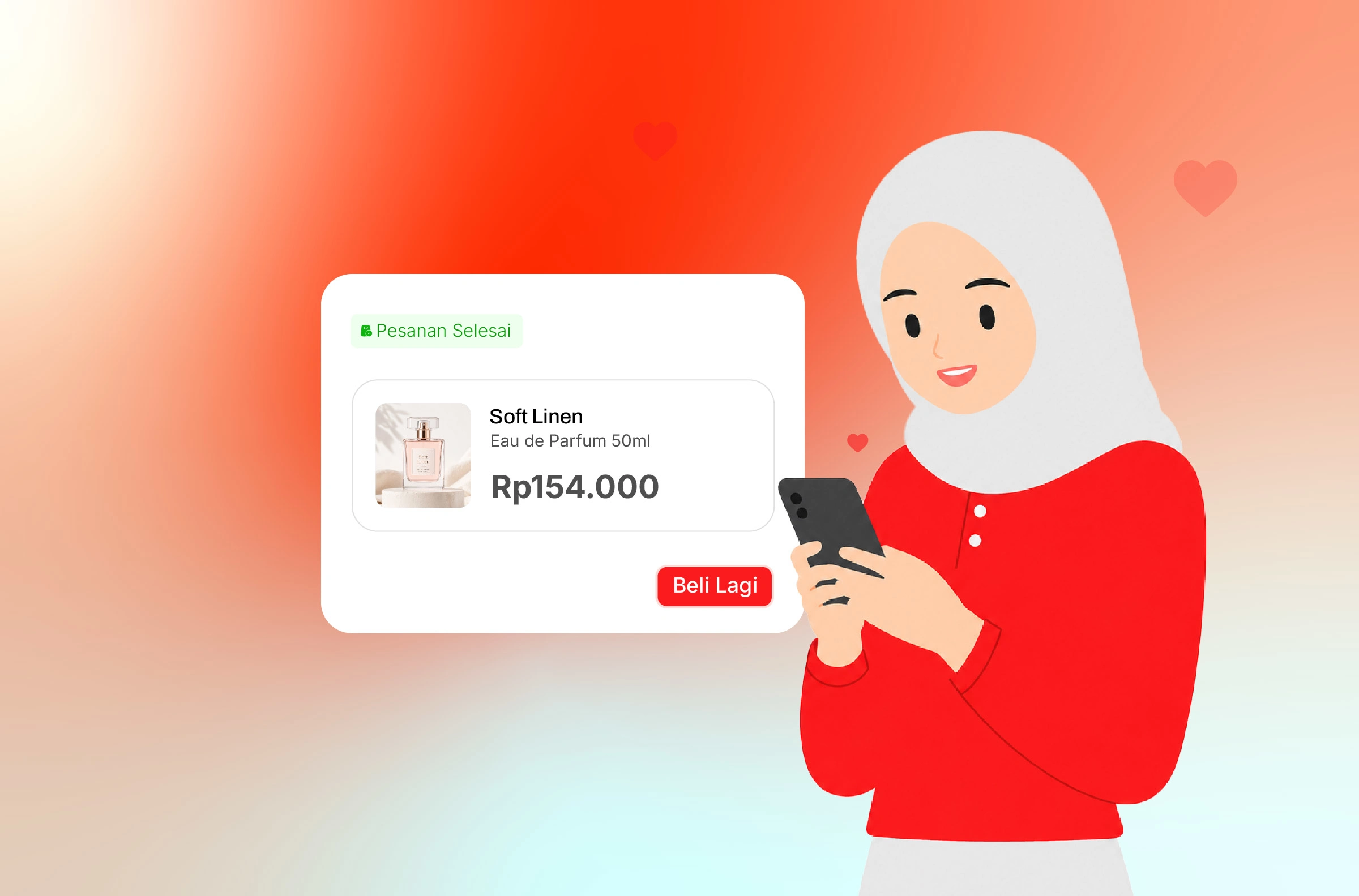 Pelanggan Kembali Berbelanja