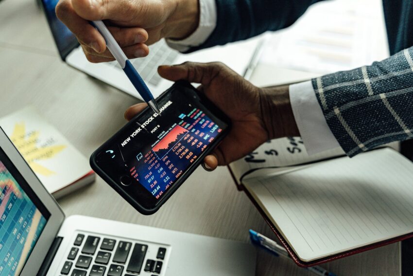 person holding black android smartphone