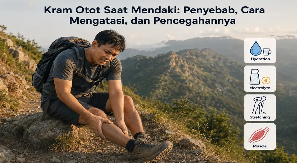 Kram Otot Saat Mendaki : Penyebab, Cara Mengatasi, dan Pencegahannya