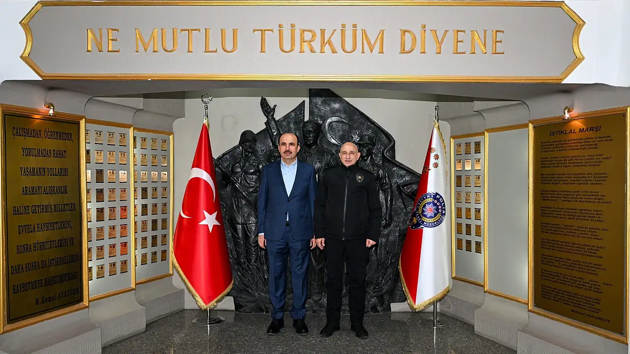 Başkan Altay'dan Müdür Yüksek'e Ziyaret: Yılbaşı Güvenliği Oturumu Yapıldı