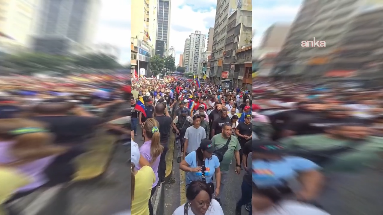 ABD tarafından alıkonulan Maduro’ya destek gösterileri üçüncü gününde devam ediyor