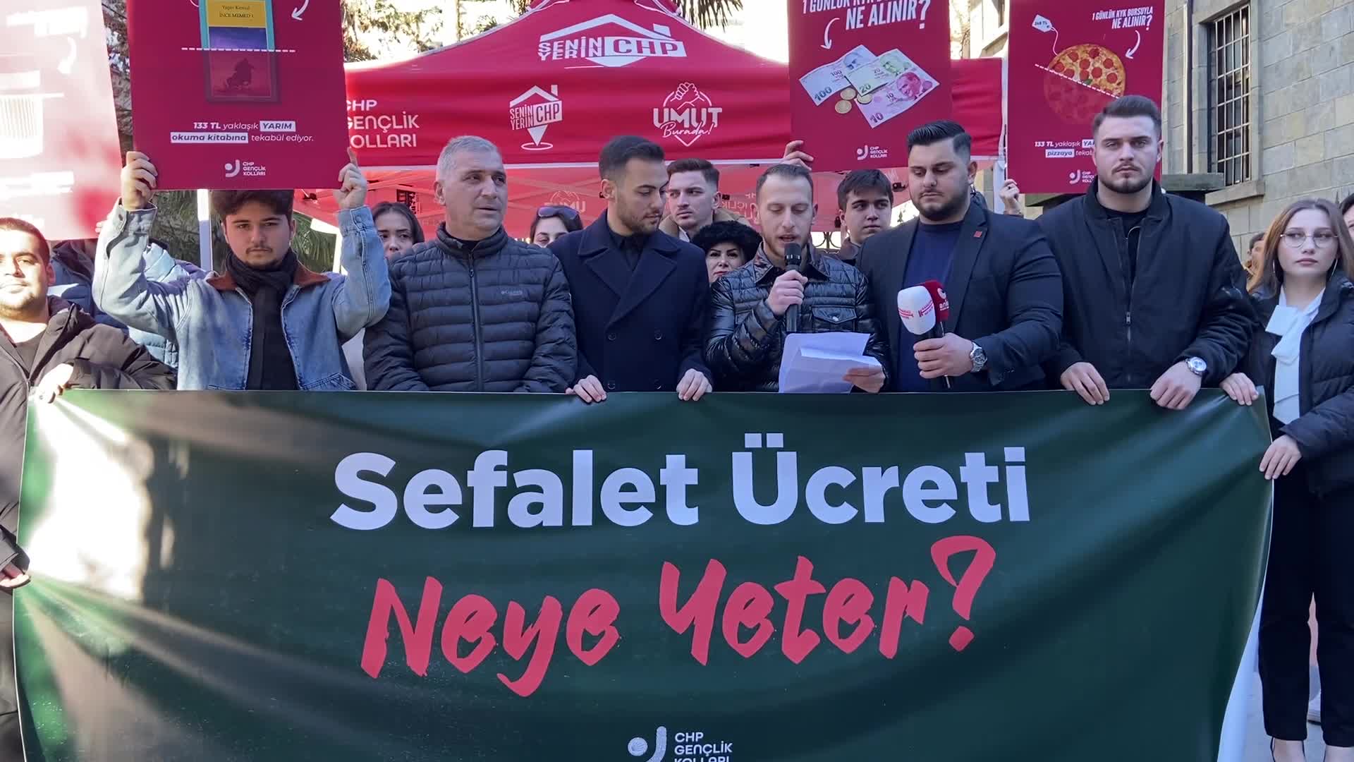 CHP Trabzon Gençlik Kolları Başkanı Kurtoğlu’ndan KYK Bursu Tepkisi: Bu Rakam Günlük 133 Lira mı?