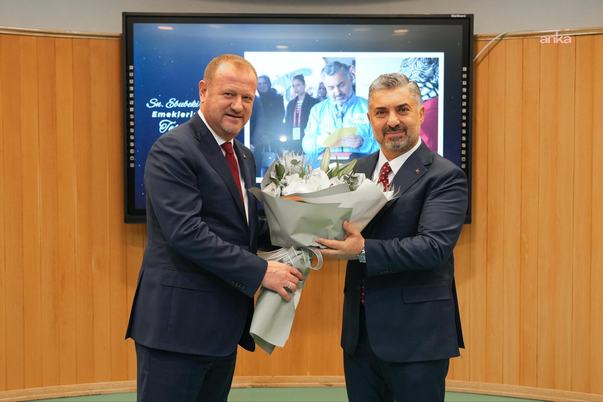 RTÜK'te devir teslimi gerçekleşti; Ebubekir Şahin, koltuğu Mehmet Daniş'e devretti