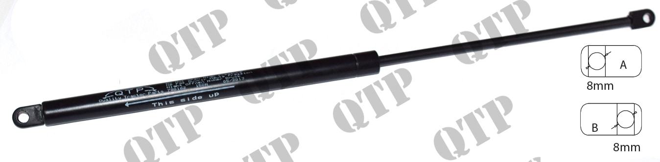 Montante para gas 495mm Ventana Trasera 150N 