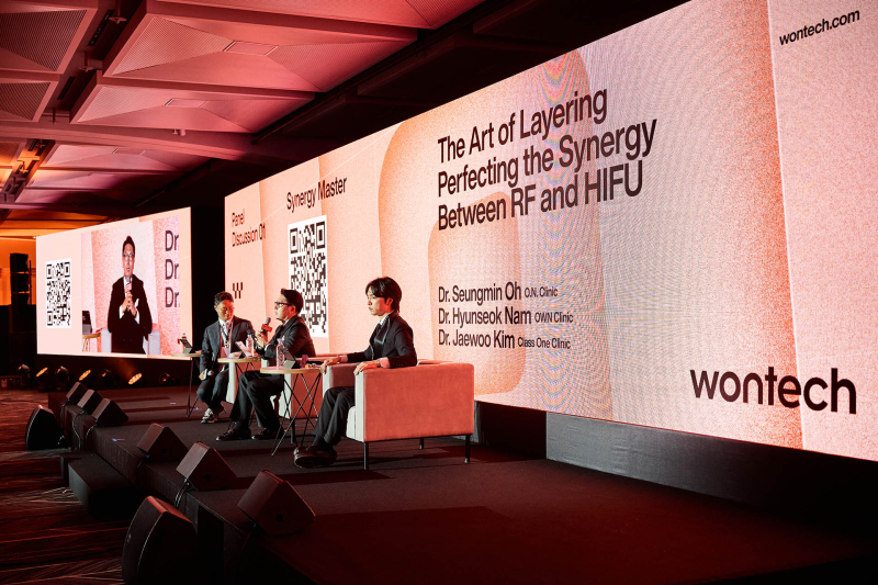 원텍 웨이브 글로벌 행사 현장