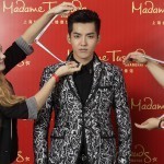 Kris Wu Yifan at Madame Tussauds press con