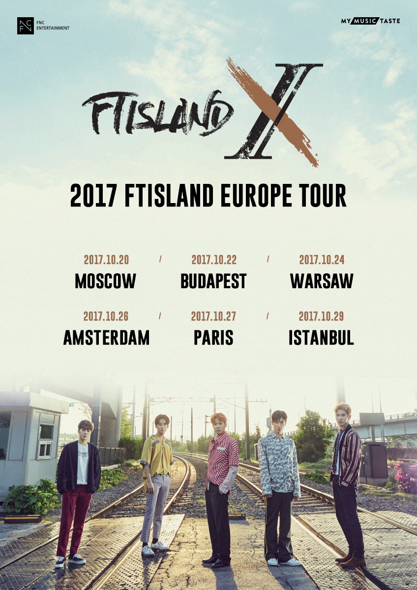 FTISLAND Announces their 10th Anniversary Europe Tour - Koreaboo