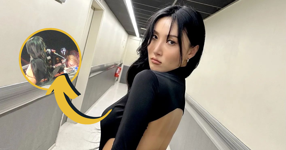 It's Her Revenge. — MAMAMOO's Hwasa Makes Jaws Drop In A Sexy Form-Fitting  Black Dress At BVLGARI Event - Koreaboo