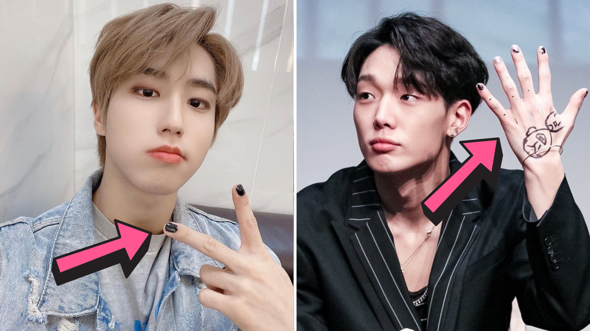Why does Hongjoong from Ateez paint his pinky nail? - Quora