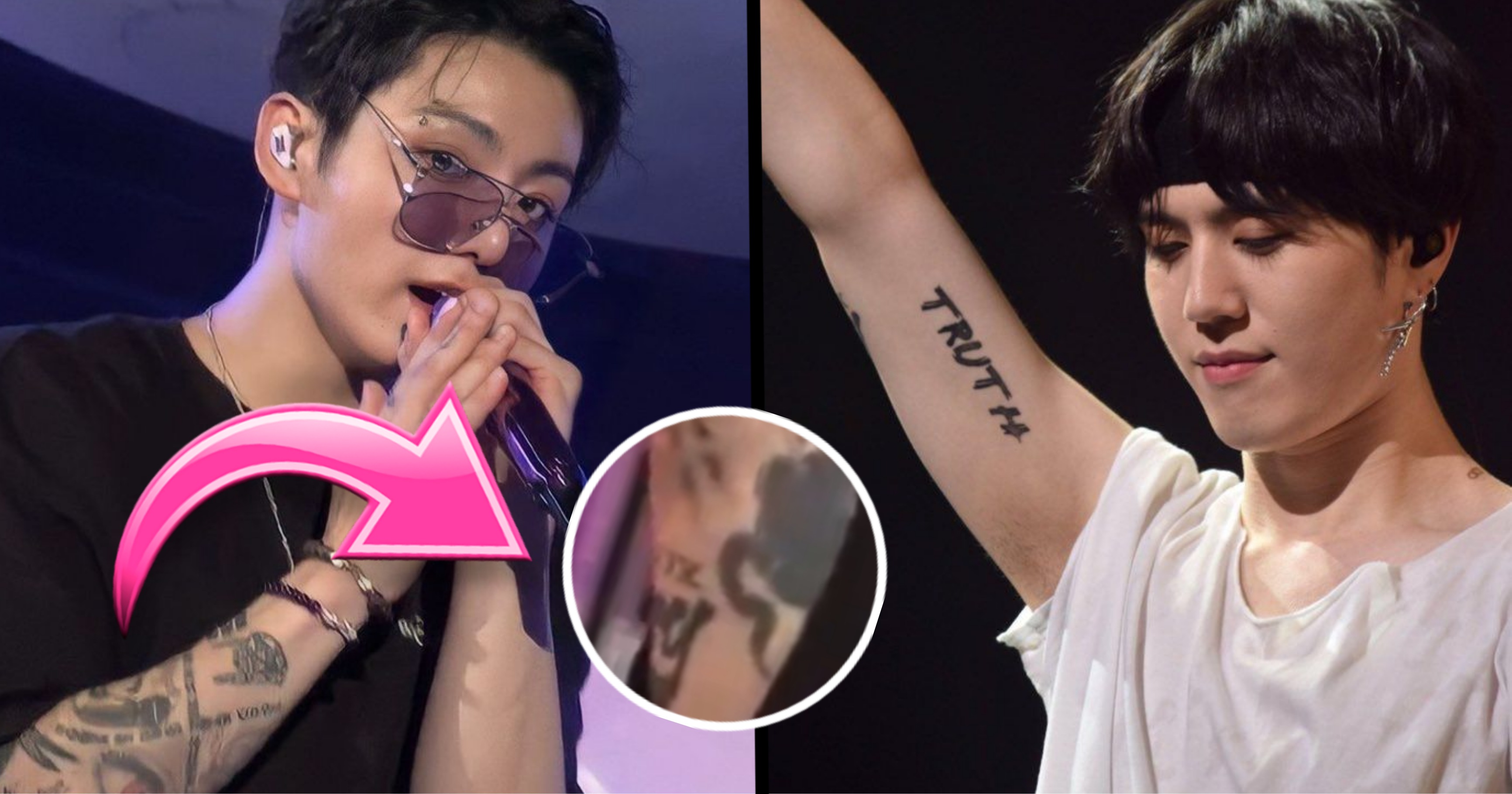 Polyc (jungkook's tattoo artist who also tattooed jimin and bts' members)  got JM & JK tattooed on his arm??? and jk having polyc tattooed… | Instagram