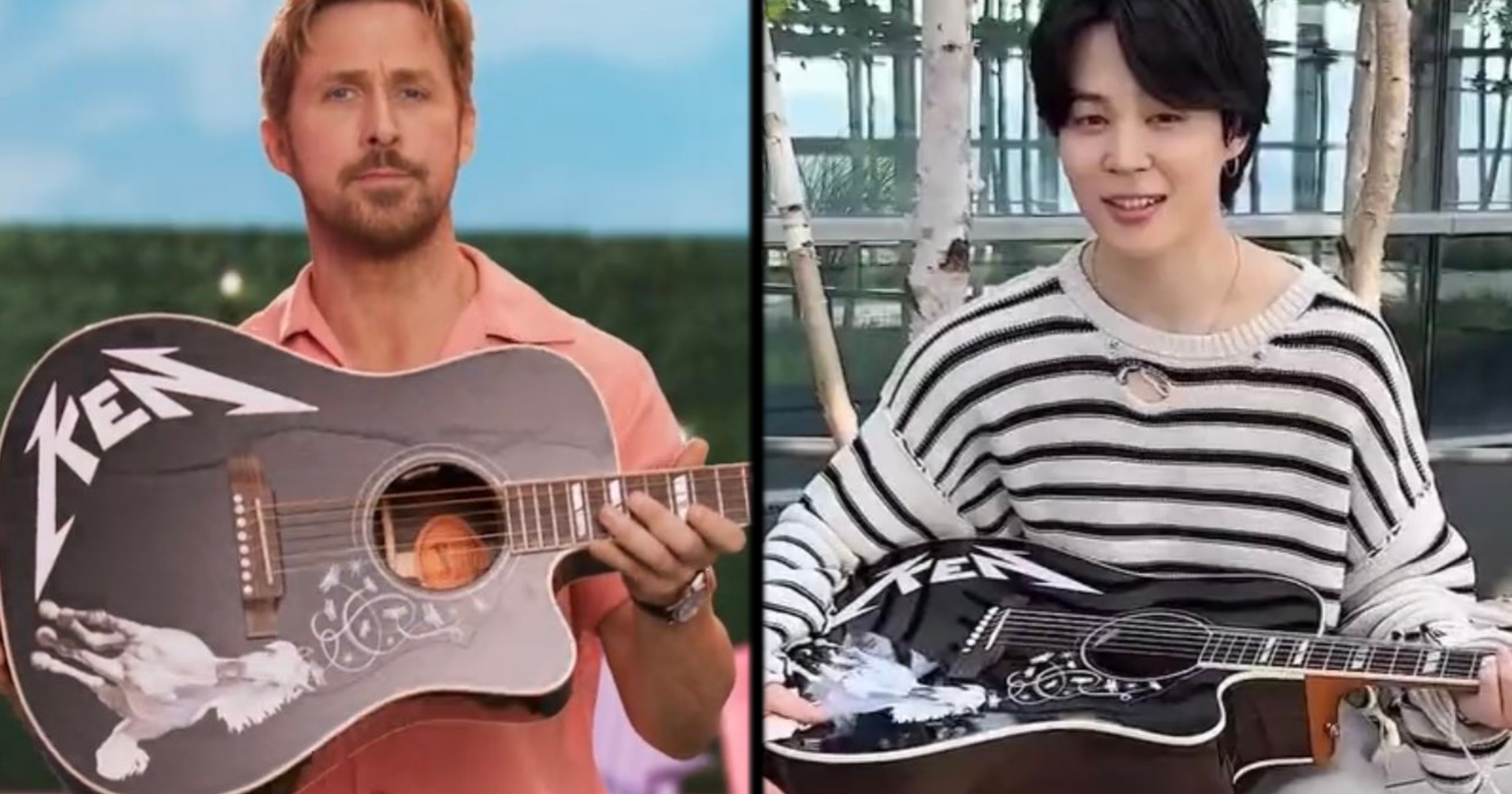 BTS' Jimin and Ryan Gosling share Ken-rgy, cowboy outfits and a guitar -  Culture - Images