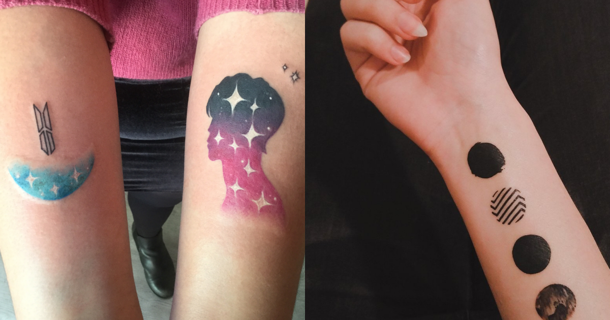 28 Minimalist Tattoos Inspired By BTS And Their Music - Koreaboo