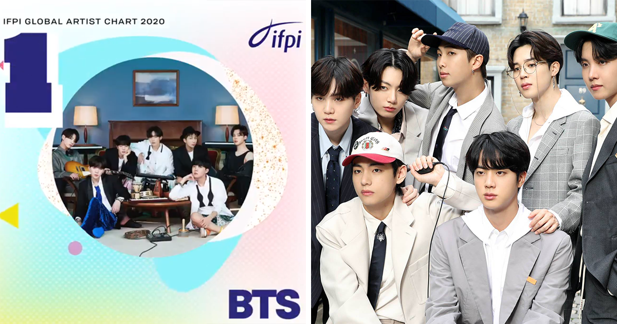 IFPI Chart Crowns BTS The #1 Global Recording Artist Of The Year 2020 -  Koreaboo