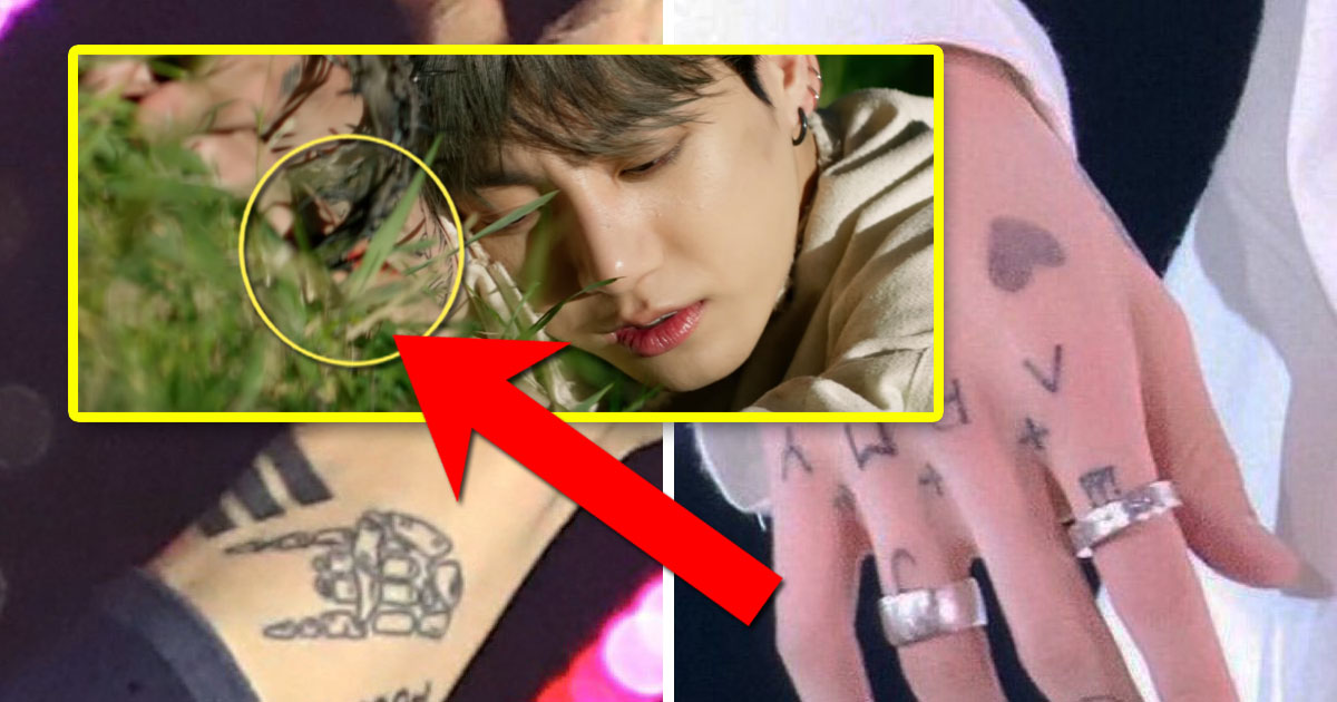 Jungkook hand tattoo