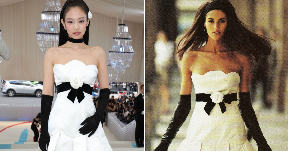 Jennie Kim Wore A Vintage 1990 Chanel Dress At The Met Gala 2023