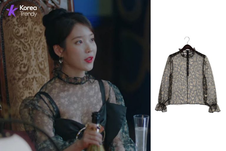 hotel del luna outfits where to buy/Seethrough Blouse (Ep#3)