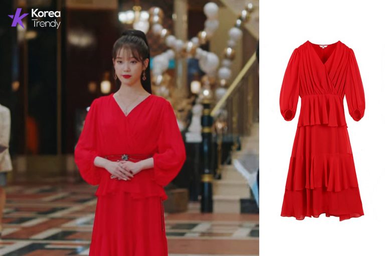 IU Hotel Del Luna Fashion: How to Look Like the Adorable Fashion Icon 5 Korean outfits female Shirring Dress of Lee Ji-eun (IU) as Jang Man-wol in Hotel del Luna (EP #7)