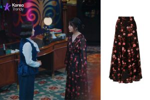 iu hotel del luna outfits black-skirt information (Ep#12)