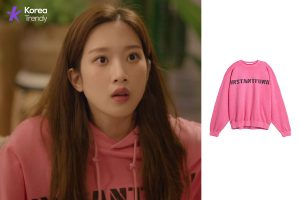 Korean outfits Dyeing Hoodie of Moon Ga-young as (Yeo Ha-jin) in Find Me in Your Memory (EP #4)