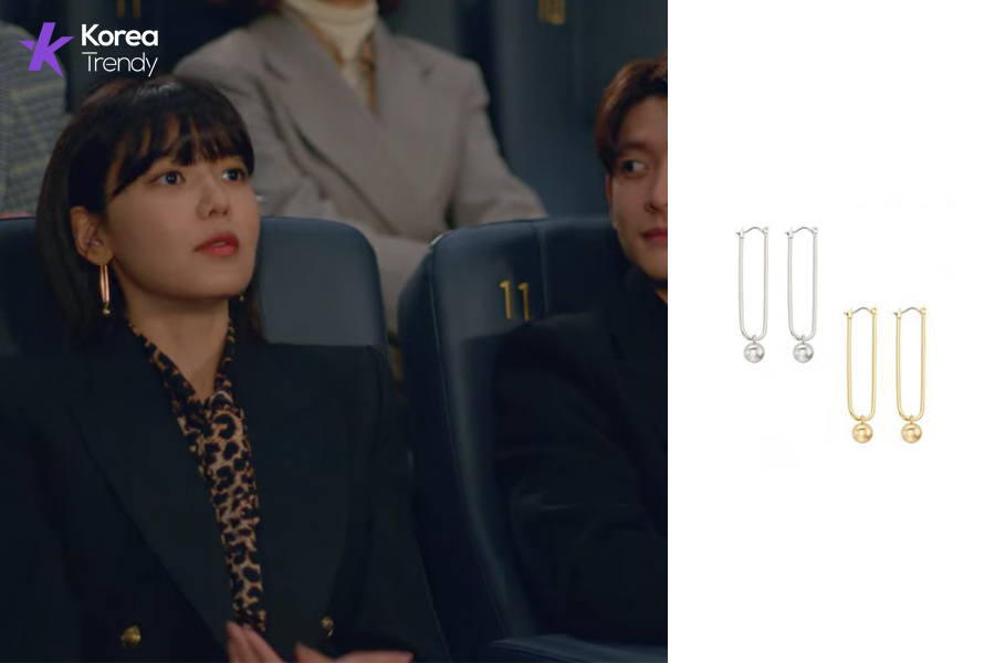 Korean casual outfit Earrings of Choi Soo-young as Seo Dan-ah in RunOn (EP #16)