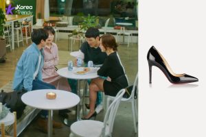 Korean style pumps of Park Min-young as Sung Deok-mi / Sinagil in Her Private Life (EP #5)