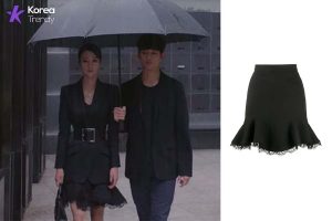 ko mun yeong black outfit-skirt information (Ep#13)