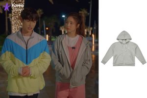 Korean casual outfit Hoodie of Shin Se-kyung as Oh Mi-joo in Run On (EP #3)