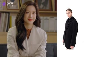 Korean outfits SCARF JACKET of Moon Ga-young as (Yeo Ha-jin) in Find Me in Your Memory (Episode #16)