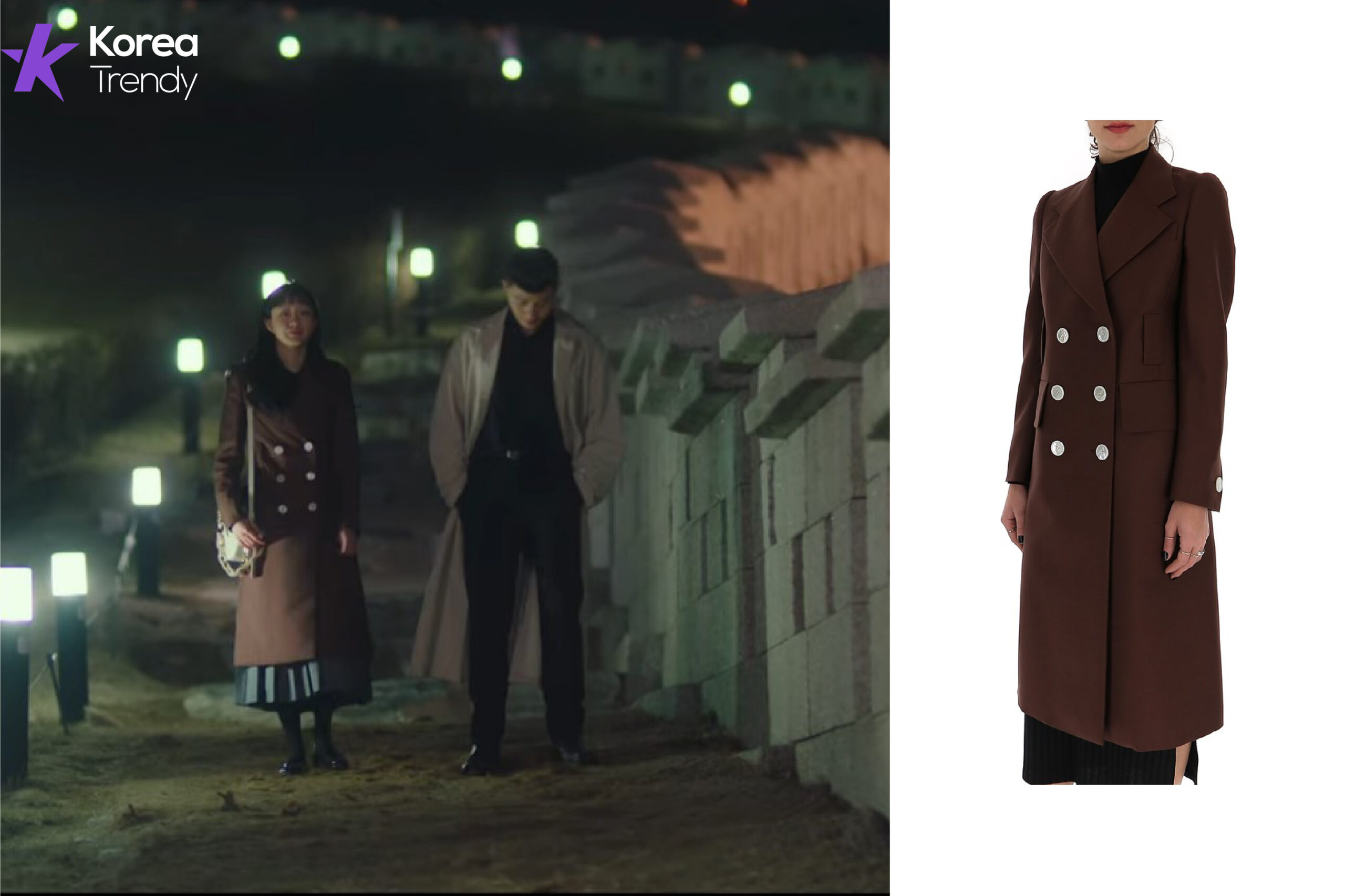 kdrama outfits female-Coat information (Ep#16)