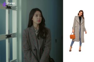 Korean outfits female Coat of Park Shin-hye as (Jung Hee-joo / Emma) in Memories of the Alhambra (EP #11)