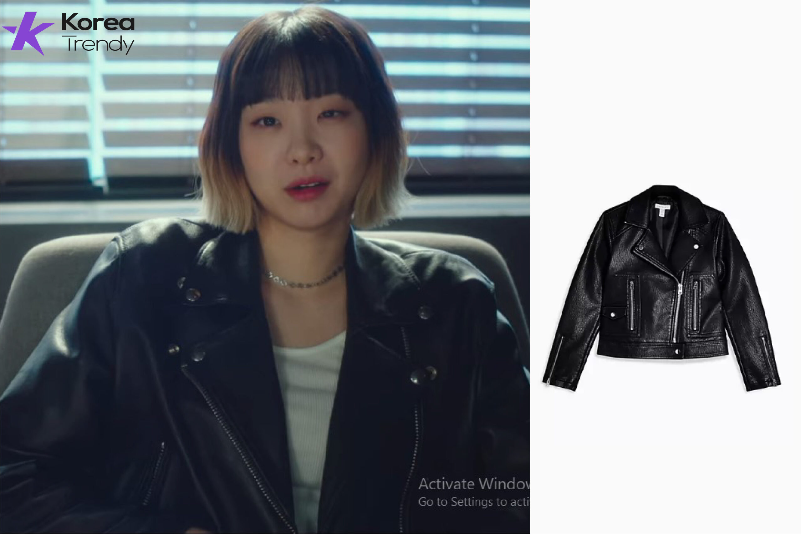 itaewon class jo yi seo outfits-jacket information (Ep#1)