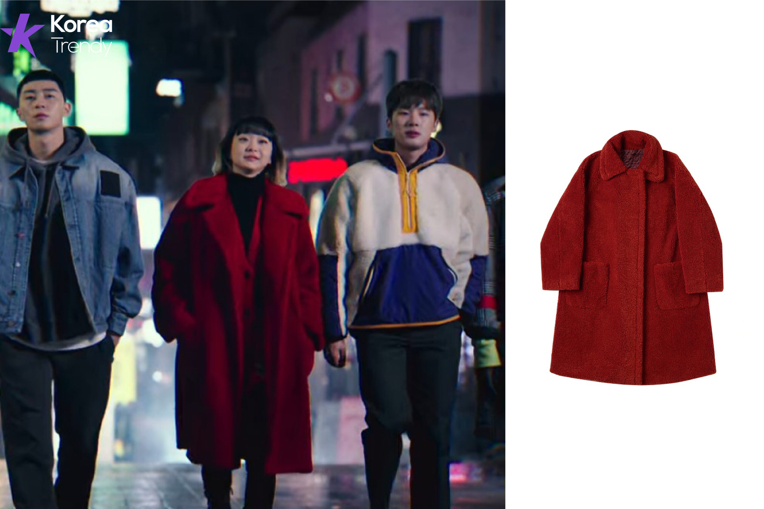 best kdrama outfits-coat information (Ep#1)