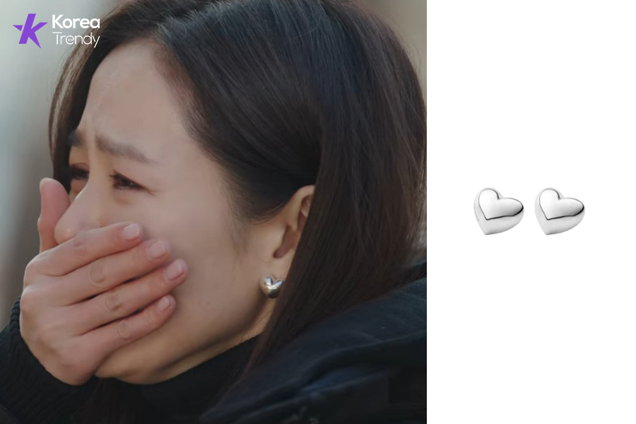 Korean style Earrings of Son Ye-jin as Yoon Se-ri in Crash landing on you (EP #10)