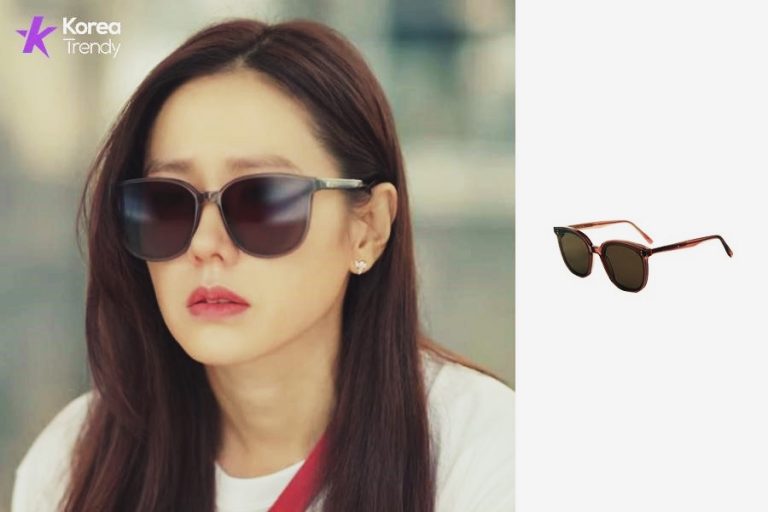 Burgundy Sunglasses worn by Son Yejin in CLOY