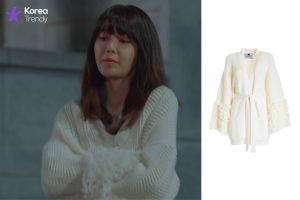 Korean outfits female Cardigan of Choi Soo-young as Seo Dan-ah in Run On (EP #9)