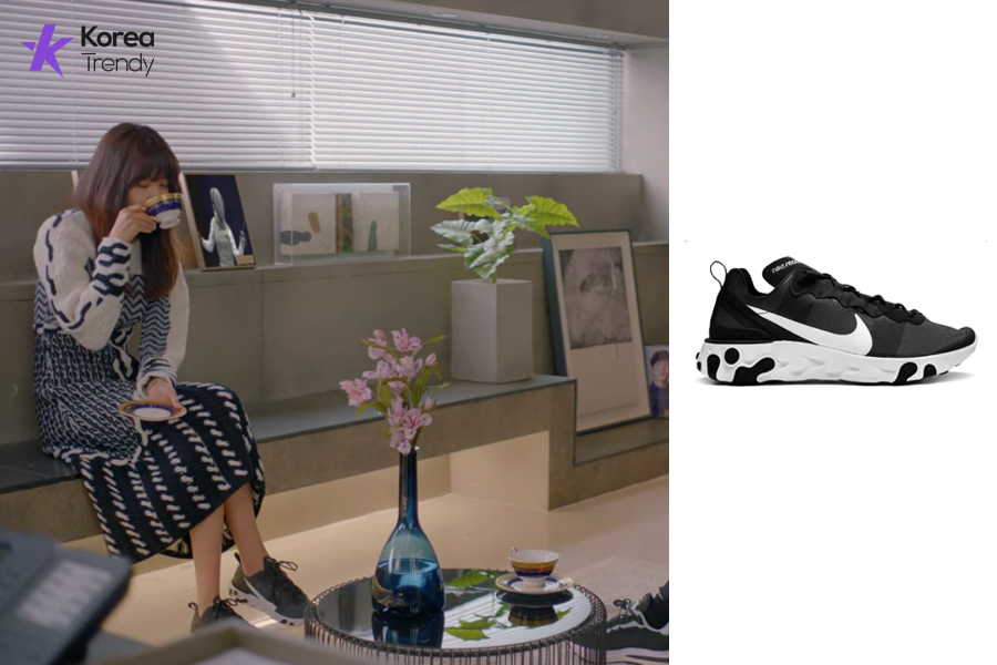 Korean street fashion Sneakers of Choi Soo-young as Seo Dan-ah in Run On (EP #10)
