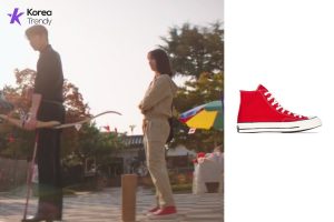 Korean street fashion High-top Sneakers of Lee Hye-ri as Lee Dam in My Roommate Is a Gumiho (EP #3)