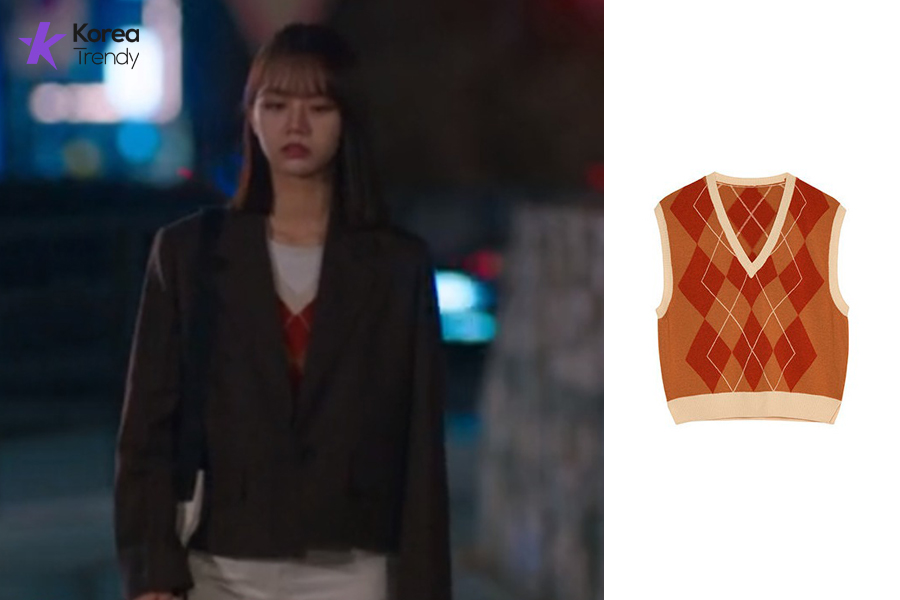 Korean outfits Cropped Vest of Lee Hye-ri as Lee Dam in My Roommate Is a Gumiho (EP #4)