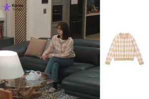 Korean outfits female Knit Cardigan of Lee Hye-ri as Lee Dam in My Roommate Is a Gumiho (EP #6)