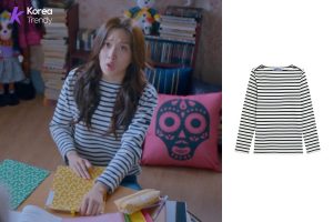 true beauty jugyeong outfits-shirt information (Ep#10)