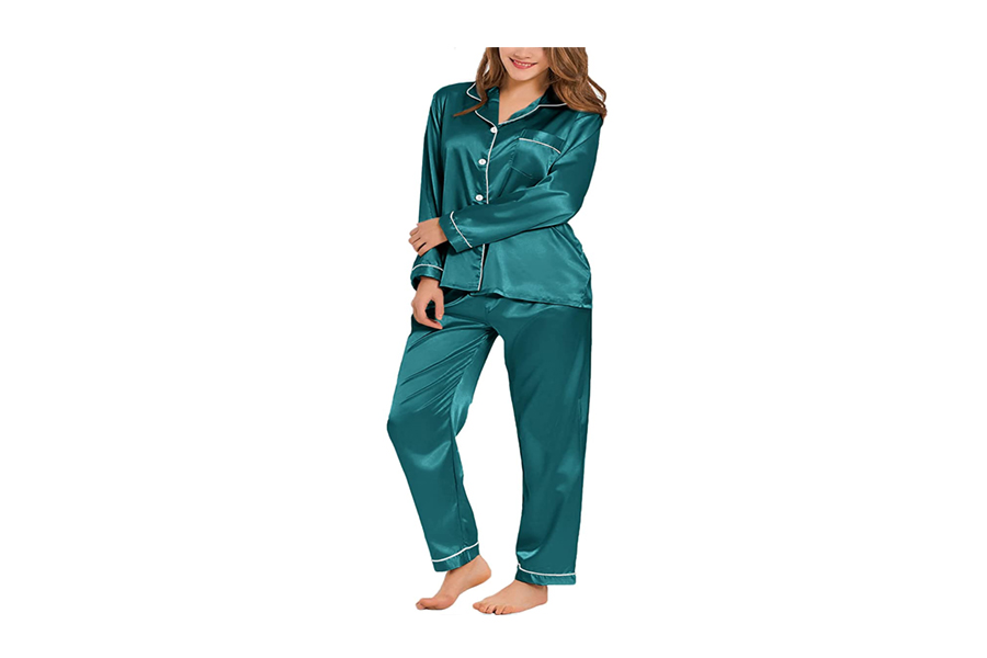 Yoo Nabi pajama of Midnight Green Short Pajama Set (Ep#7-10)