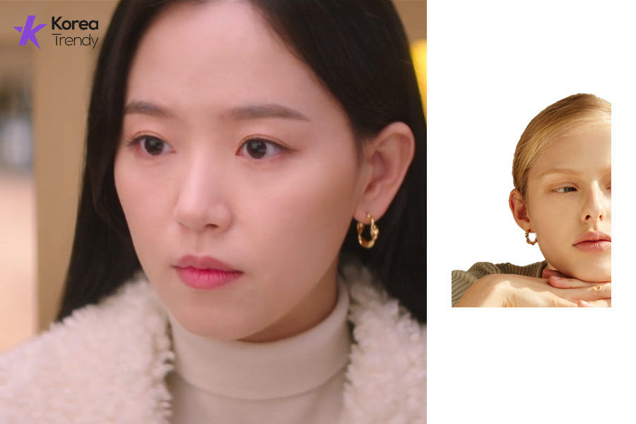 Korean style Earring of Kang Han-na as Yang Hye-sun in My Roommate Is a Gumiho (EP #13)