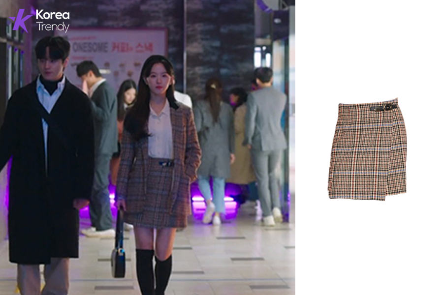 Korean outfits female Skirt of Kang Han-Na as Yang Hye-sun in My Roommate Is a Gumiho (EP #4)