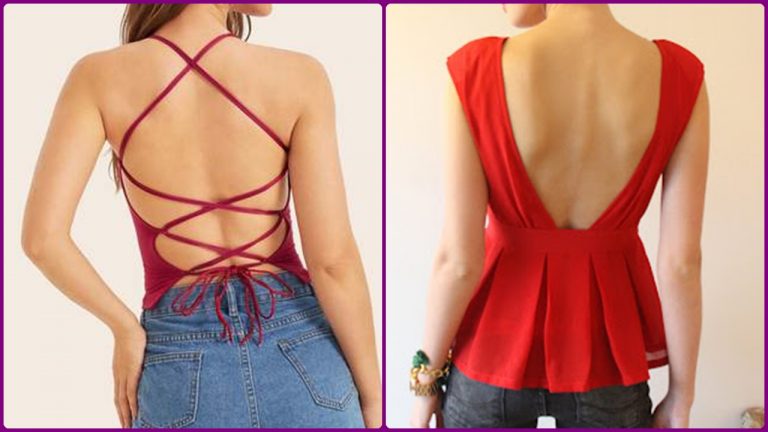 Casual korean outfits female Ideas: Trendy Outfits for Women 19 Open-back tops or blouses